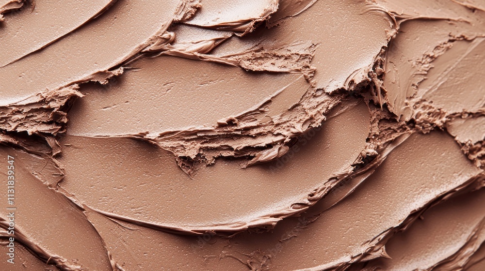 Poster Luxurious layers of mocha mousse create a stunning visual display, showcasing the creamy texture and rich color that enhances contemporary spaces with warmth and sophistication