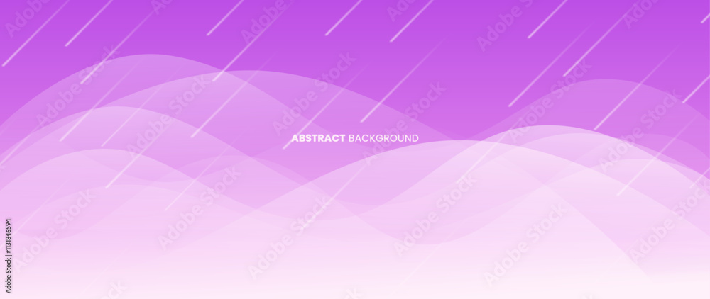 Poster a purple abstract background with subtle color gradations and a pattern of lapped waves and shooting