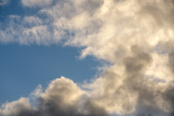 Obraz premium blue sky with clouds