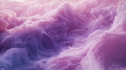 Dreamy Purple and Blue Liquid Motion with Scattered Light Effects