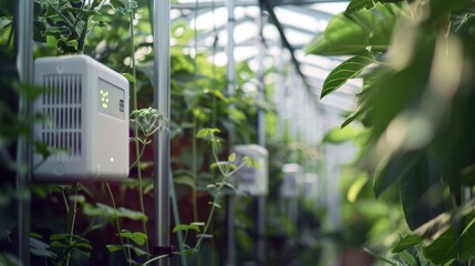5G-enabled greenhouse systems managing temperature and humidity through IoT devices