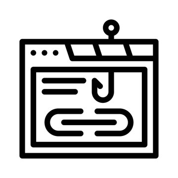 browser phishing attack icon clip art preview