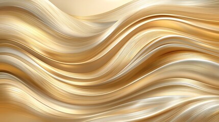 Obraz premium Abstract elegance chinese new year background with gold waves and bright atmosphere