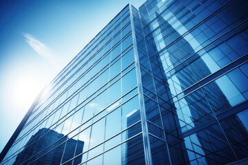 Obraz premium Soaring Skies: Contemporary Corporate Architecture