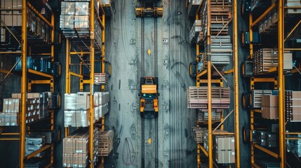 Efficient Warehouse Logistics with Forklift