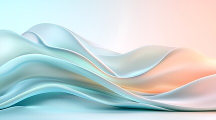 Obraz premium Abstract waves of elegance aesthetic digital artwork for chinese new year