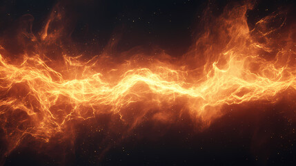 Fototapeta premium Electrifying cosmic energy flows in vivid abstract visualizations. Flux. Illustration
