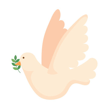 first communion dove with branch