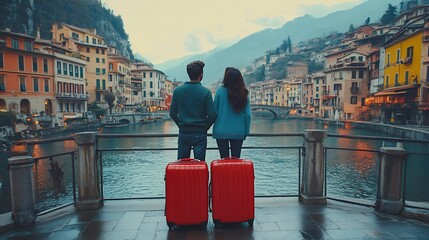 Romantic getaway at lake como italy scenic couple adventure
