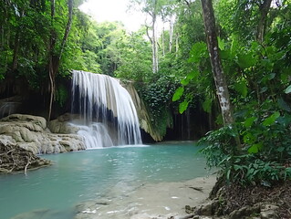 waterfall in the forest