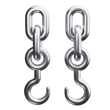 Meat Hook 3d Render Icons