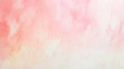 Obraz premium Soft gradient blending baby pink and cream, minimal and warm, AI generated image