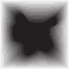 Square with wavy dynamic transparent. Technology style