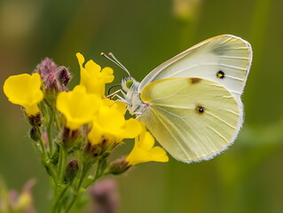 Obraz premium butterfly on a flower