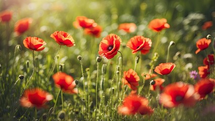 Obraz premium Beautiful flower close up in nature