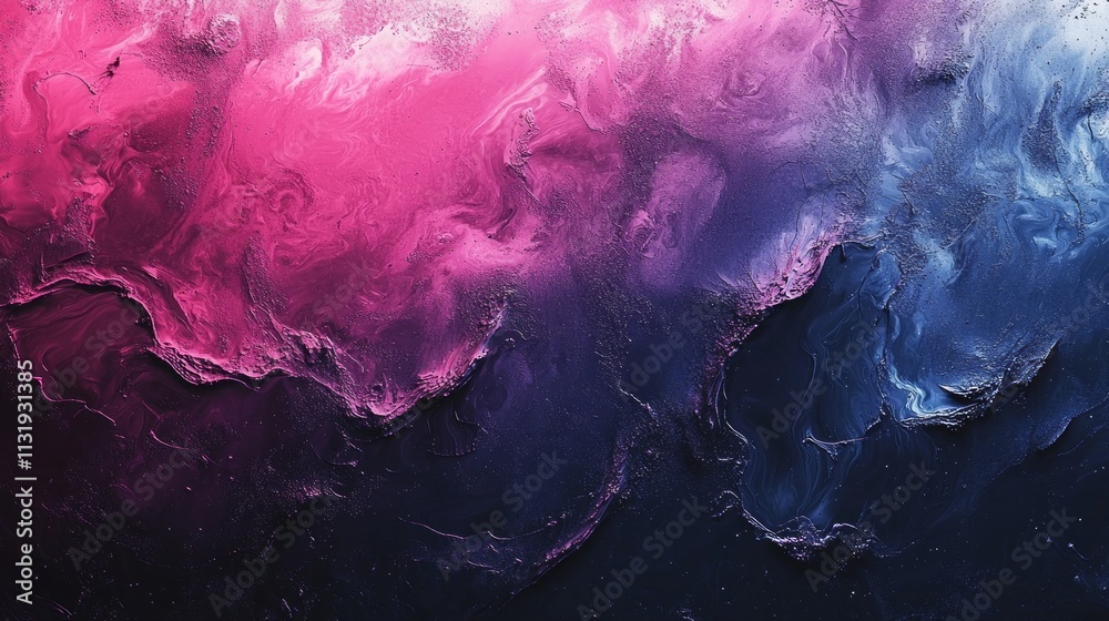 Poster A mesmerizing blend of pink and blue tones swirls together, forming an abstract background that captivates the viewer’s imagination. This ethereal design is perfect for various artistic projects