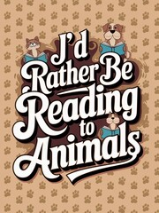 Naklejka premium Pet Lovers Quote
