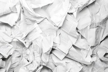 Obraz premium A Heap of Crumbled Papers: A Stunning Abstract Texture