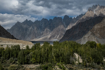 The beautiful Passu Cones, Passu, Gojal, Baltistan, Pakistan