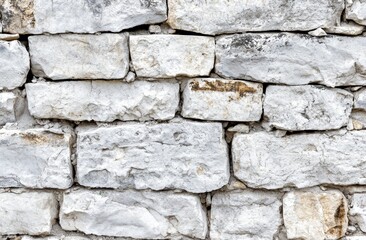 Obraz premium White stone wall texture background. (2)