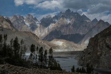 The beautiful Passu Cones, Passu, Gojal, Baltistan, Pakistan