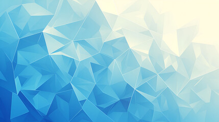 Obraz premium Abstract Blue Triangular Geometric Pattern Background