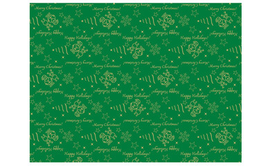 クリスマス　シームレス　総柄　A4　ラッピング　サンタ　トナカイ