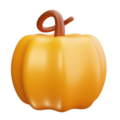 Pumpkin 3d Render Icons