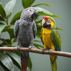 Obraz premium blue and yellow macaw ara