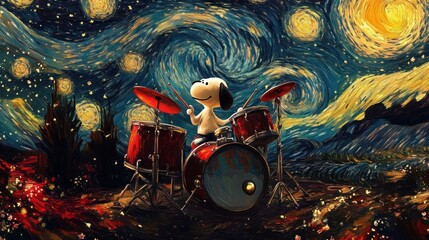 Snoopy's Starry Night Drum Solo