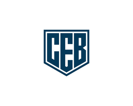 CEB logo design vector template. CEB