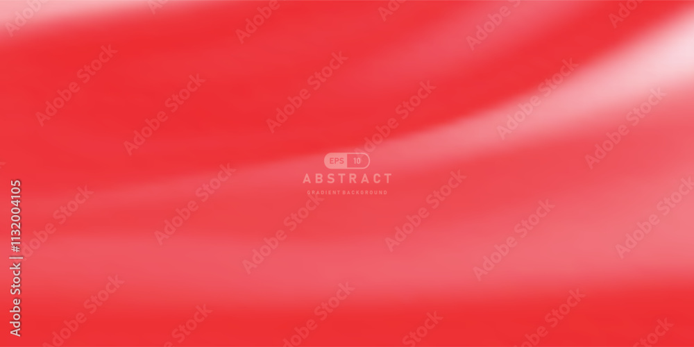 Leinwandbilder vibrant red abstract background with smooth, flowing gradients and soft textures, creating dynamic and modern visual effect. Perfect for design projects or presentations