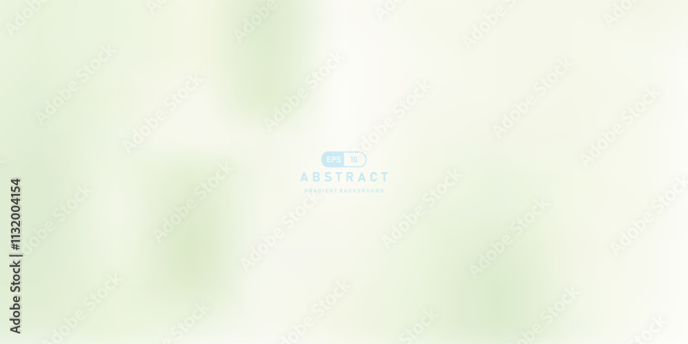 Aufkleber Soft green gradient background with subtle abstract design, ideal for modern and minimalistic projects, presentations, or digital designs