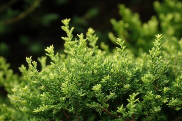 Fototapeta premium Close-up of vibrant green foliage.