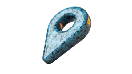 Location pin isolated on white background