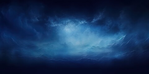 Obraz premium Blue Abstract Background with Textured Clouds and Mist for Use in Various Design Projects and Print Material