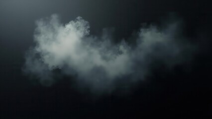 Soft gray mist overlays. A layered fog design showcasing multi-dimensional mist effects that create an illusion of depth on an otherwise flat black plane, perfect for adding complexity to any artist