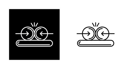 Collision Vector Icon