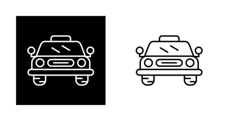 Obraz premium Taxi Vector Icon