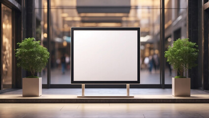 Fototapeta premium Clean Screen or Signboard Display