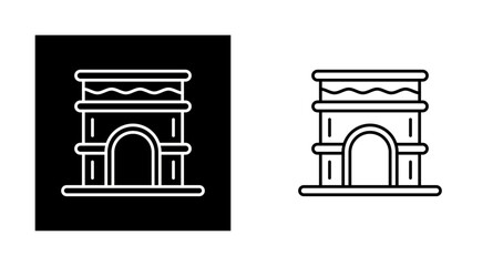 Fototapeta premium Arch Vector Icon