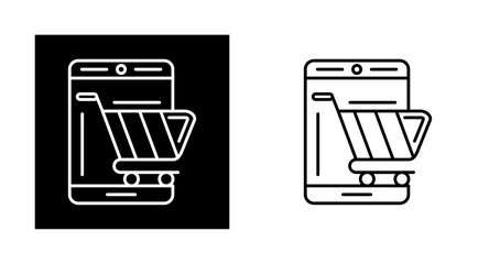 Online Shopping Vector Icon