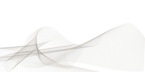 Fototapeta premium Abstract wave line. Digital frequency equalizer. digital Stylized line art background. Abstract music wave element for design. Vector illustration 