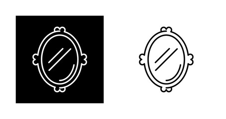 Obraz premium Mirror Vector Icon