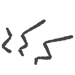 痛みやうるさい音のイメージのギザギザマーク