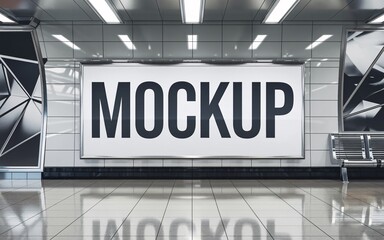 Obraz premium Urban Billboard Mockup 