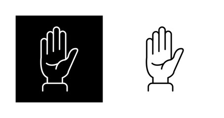 Obraz premium Hand Vector Icon