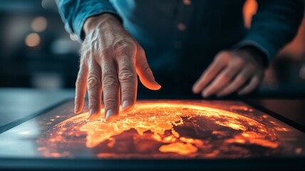 Innovative iot cloud platform interaction global digital environment user engagement technology insight futuristic viewpoint