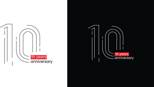 10 th years logo