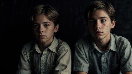 Obraz premium Boys Being sad